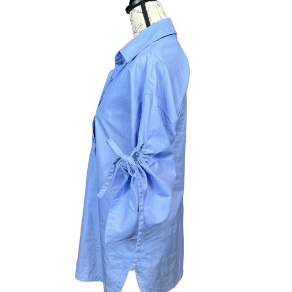 Romeo and Juliet couture top with drawstring sleeve size medium - Picture 5 of 11